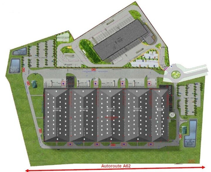 1 Route Des Grands Pins, Ayguemorte-les-Graves à louer - Plan de site – Image 3 sur 5