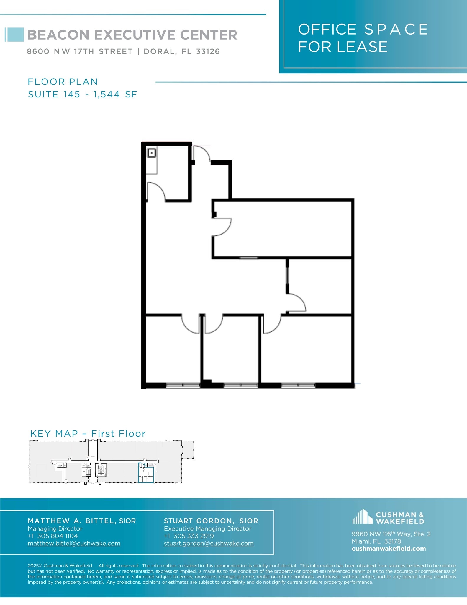 8600 NW 17th St, Doral, FL à louer Plan de site– Image 1 sur 5