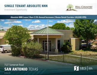 Plus de détails pour 7127 Somerset Rd, San Antonio, TX - Bureau à vendre