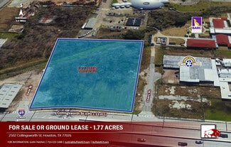Plus de détails pour 2502 Collingsworth St, Houston, TX - Terrain à vendre