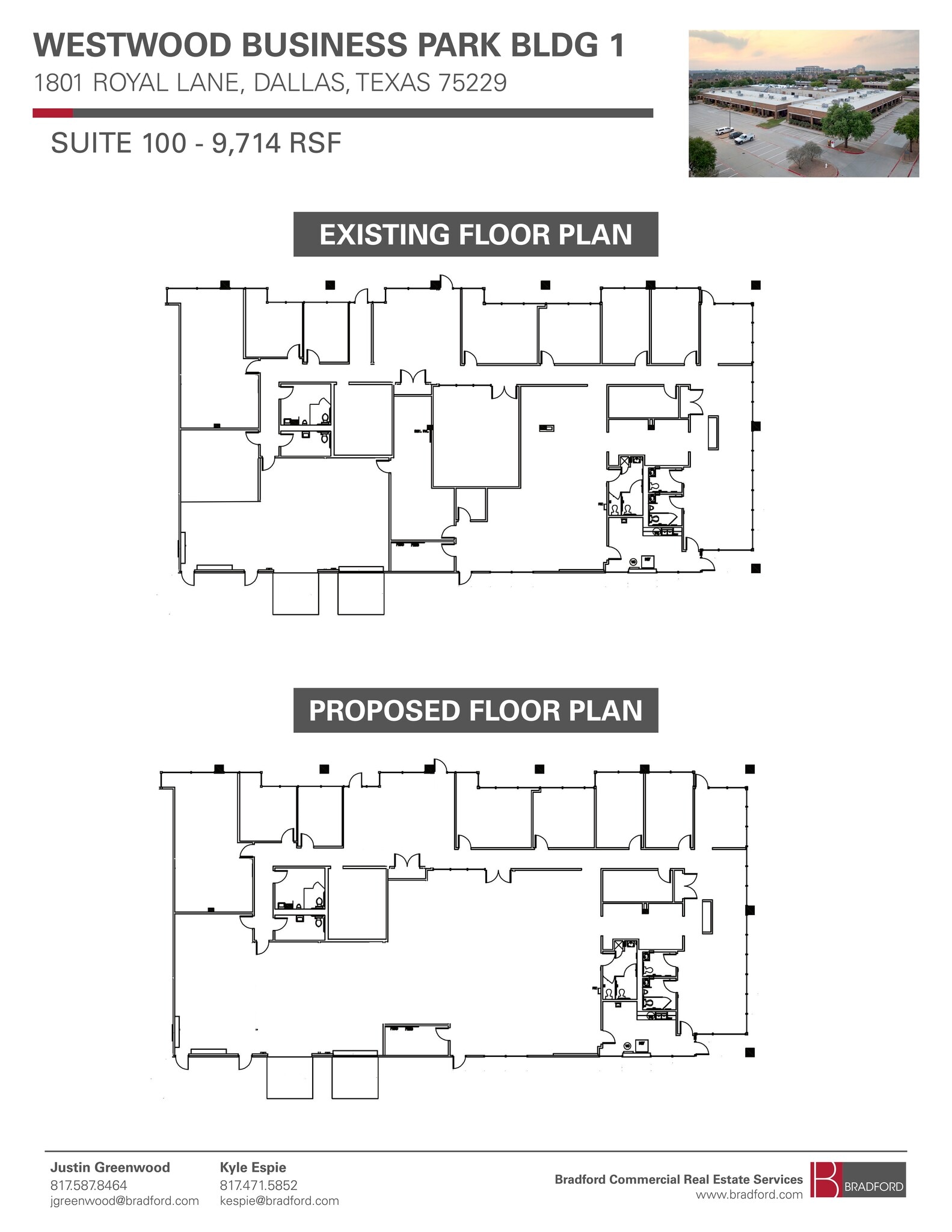 1801 Royal Ln, Farmers Branch, TX à louer Plan d’étage– Image 1 sur 1