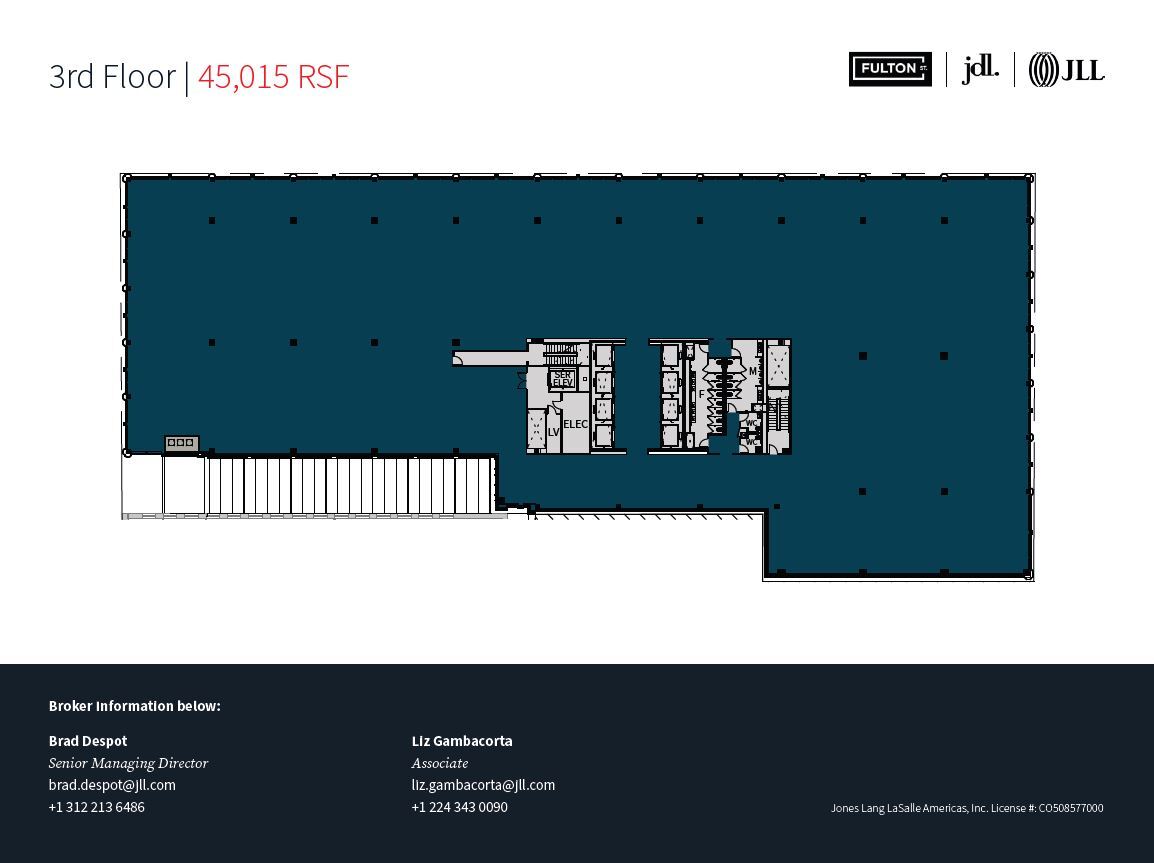 919 W Fulton Market, Chicago, IL à louer Plan d’étage– Image 1 sur 2