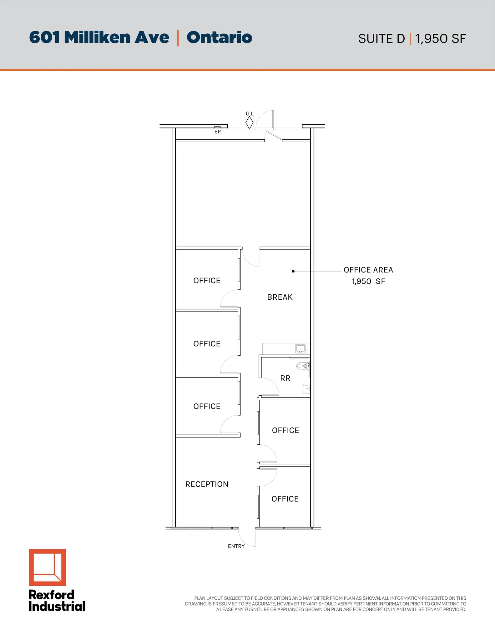 601 S Milliken Ave, Ontario, CA à louer Plan de site– Image 1 sur 1