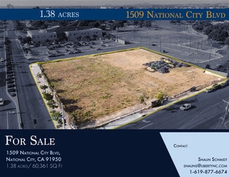 Plus de détails pour 1509 National City Blvd, Lincoln Acres, CA - Terrain à vendre