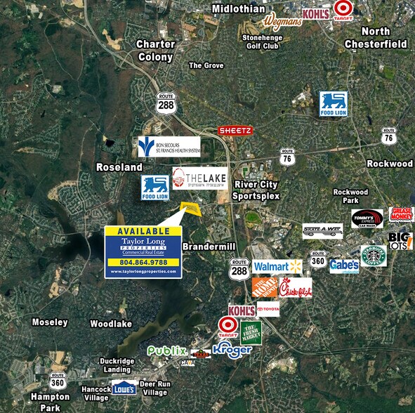 2901-2917 Fox Chase Ln, Midlothian, VA à vendre - Aérien – Image 3 sur 4