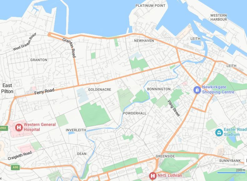 39 Bangor Rd, Edinburgh à louer Carte– Image 1 sur 2