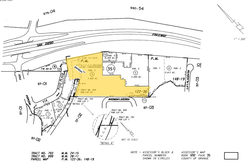 85 Via Pico Plz, San Clemente, CA à louer - Plan cadastral – Image 3 sur 6