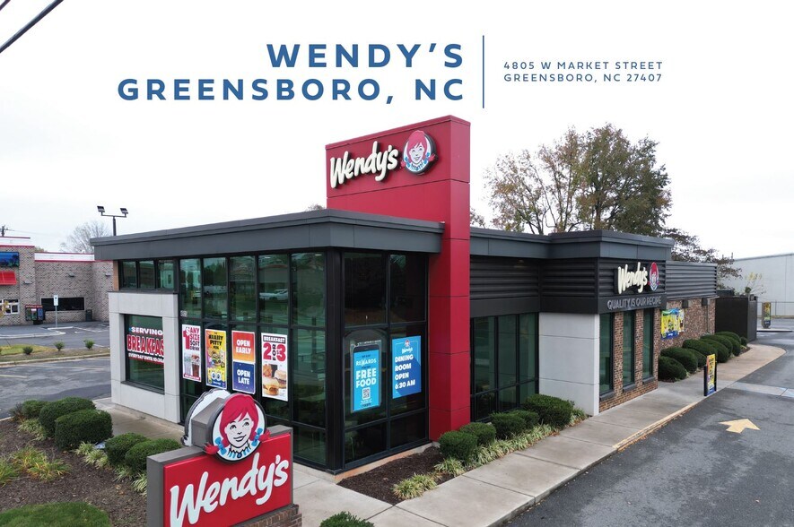 4805 W Market St, Greensboro, NC à vendre - Photo de l’immeuble – Image 1 sur 15