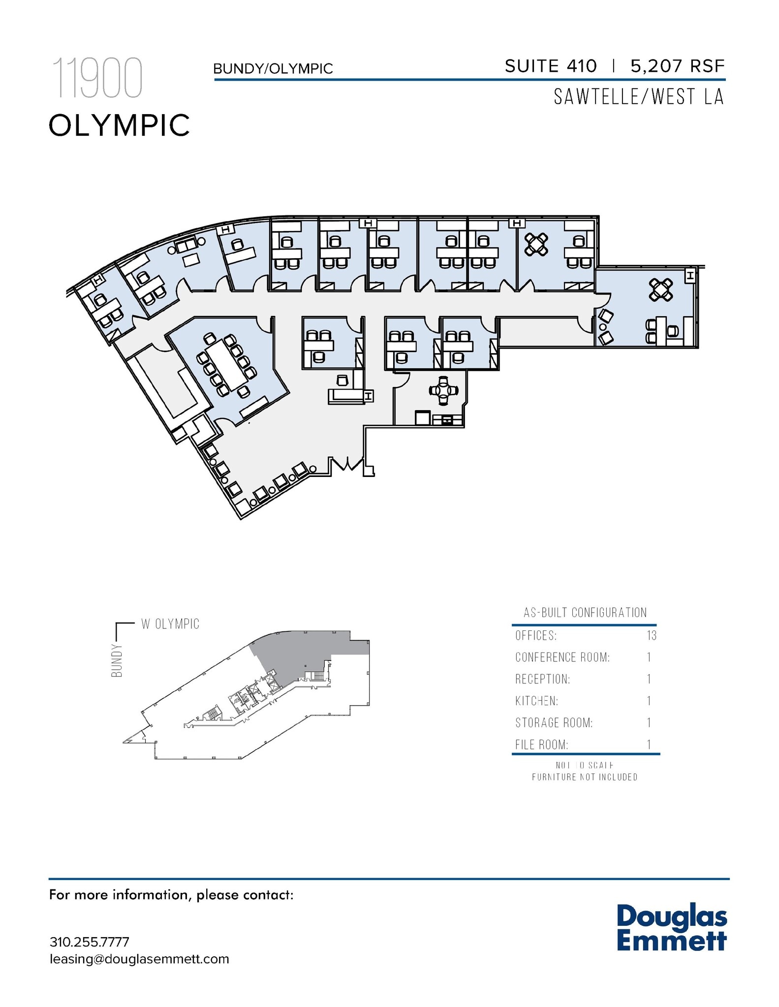 11900 W Olympic Blvd, Los Angeles, CA à louer Plan d’étage– Image 1 sur 1