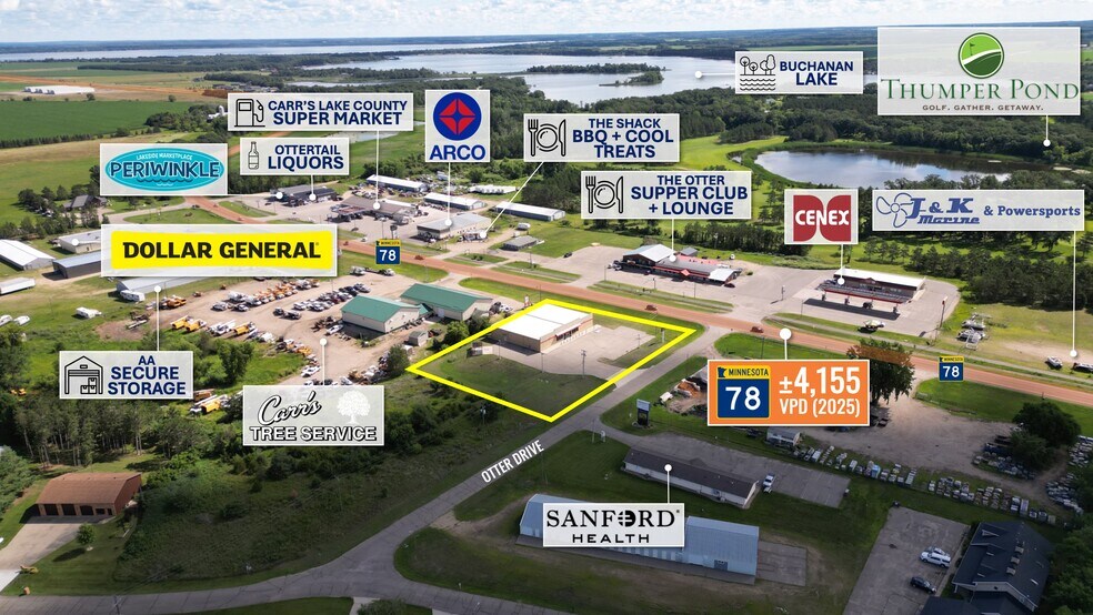 100 Otter Dr, Ottertail, MN à vendre - Photo principale – Image 1 sur 1