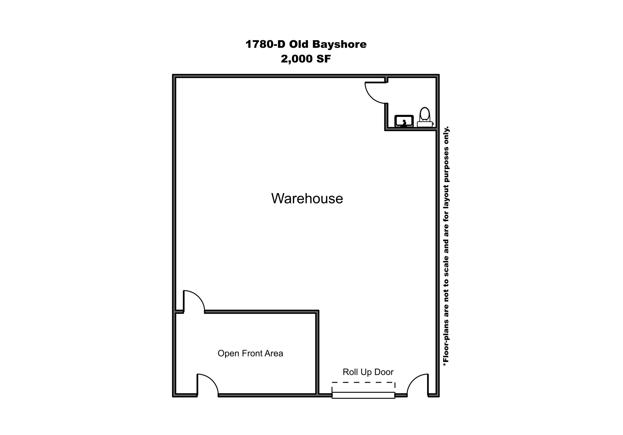 1780 Old Bayshore Hwy, San Jose, CA à louer Plan d’étage– Image 1 sur 1