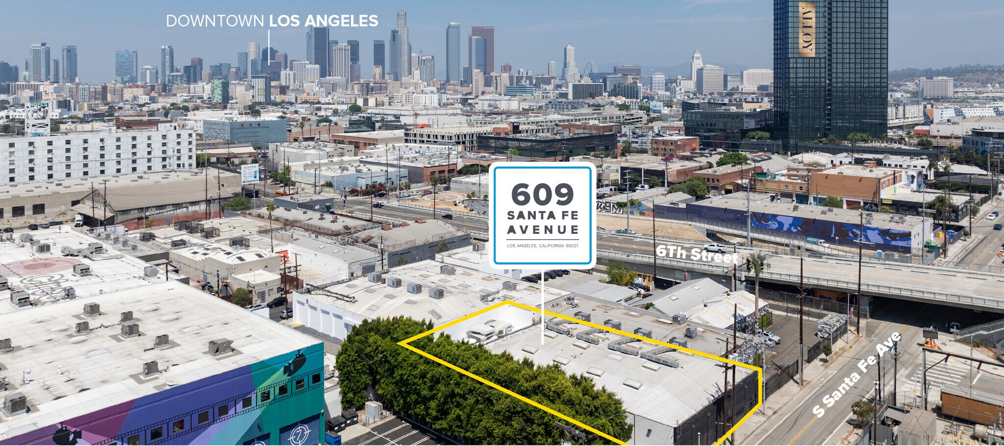609 S Santa Fe Ave, Los Angeles, CA à vendre Aérien– Image 1 sur 19