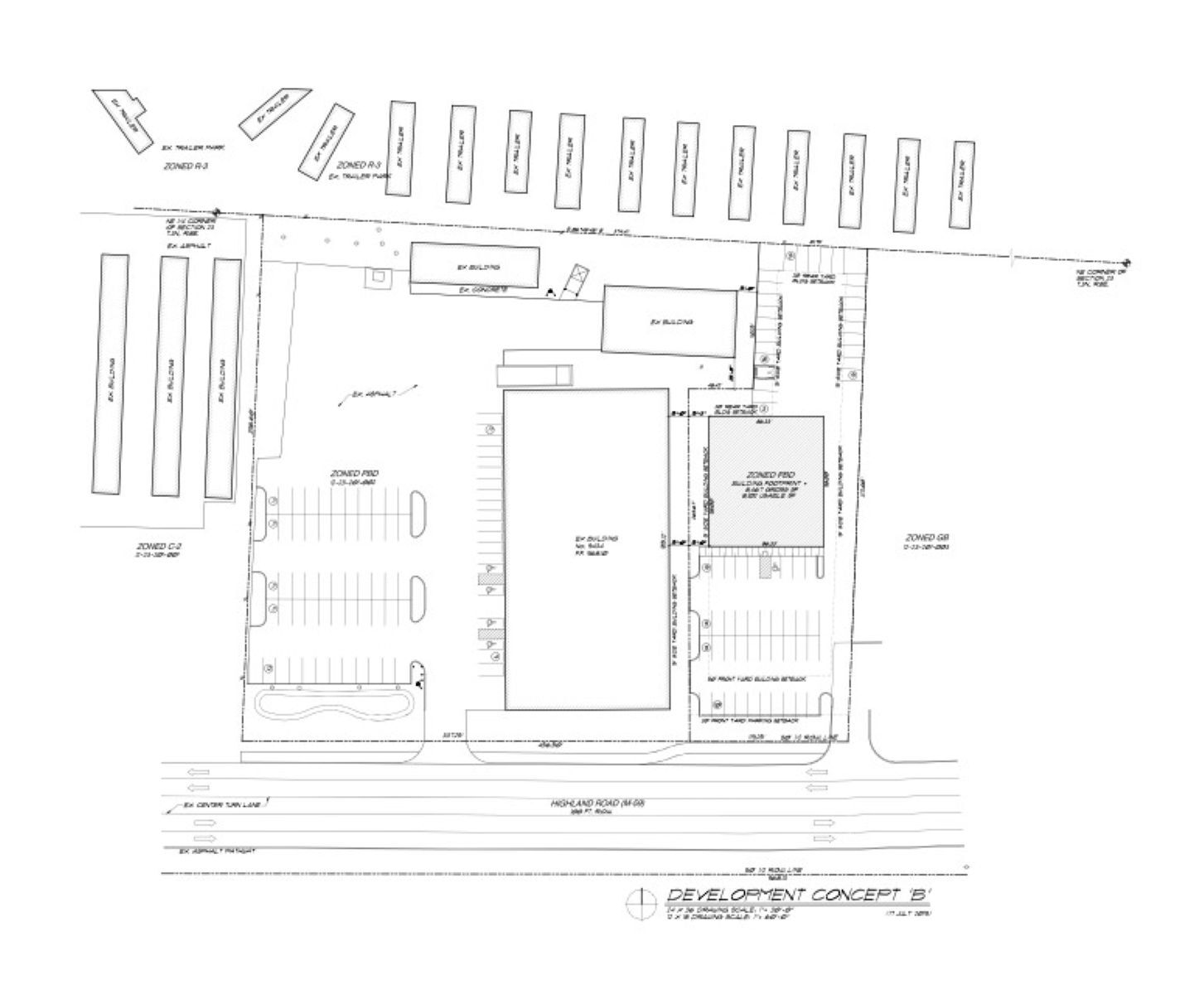 9434 Highland Rd, White Lake Township, MI à louer Plan d’étage– Image 1 sur 2