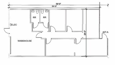 13663 Jupiter Rd, Dallas, TX à louer Plan d’étage– Image 2 sur 8