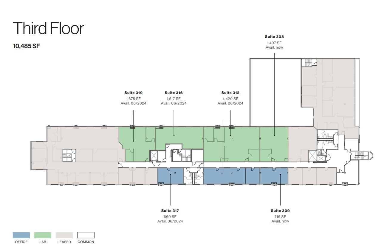 3030 Bunker Hill St, San Diego, CA à louer Plan d’étage– Image 1 sur 1