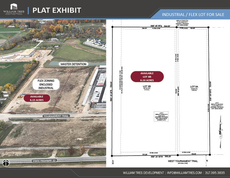 1774 W Tournament Trl, Westfield, IN à vendre - Plan cadastral – Image 2 sur 5
