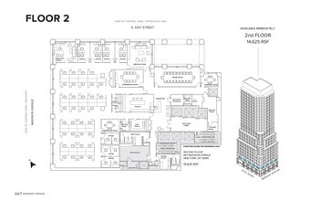 667 Madison Ave, New York, NY à louer Plan d’étage– Image 2 sur 2