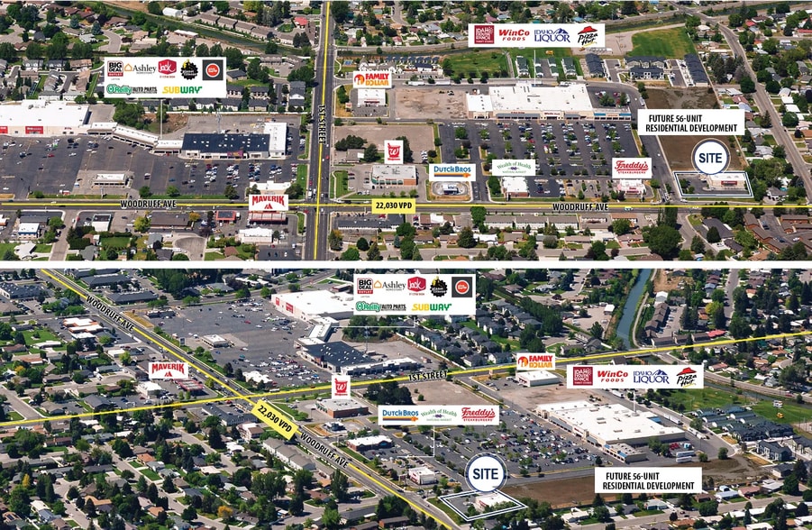 455 N Woodruff Ave, Idaho Falls, ID à louer - Aérien – Image 2 sur 2