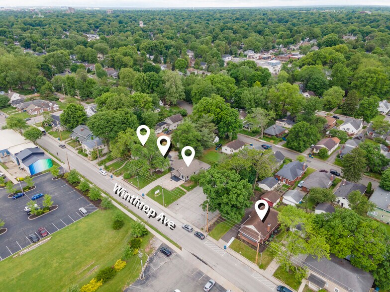 Broad Ripple Investment Portfolio portefeuille de 4 biens à vendre sur LoopNet.fr - Aérien – Image 3 sur 11