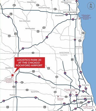 Plus de détails pour US Hwy 20 & IL Rt 2, Rockford, IL - Industriel/Logistique à louer