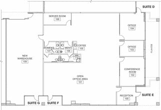 11065 Knott Ave, Cypress, CA à louer Plan d’étage– Image 2 sur 2
