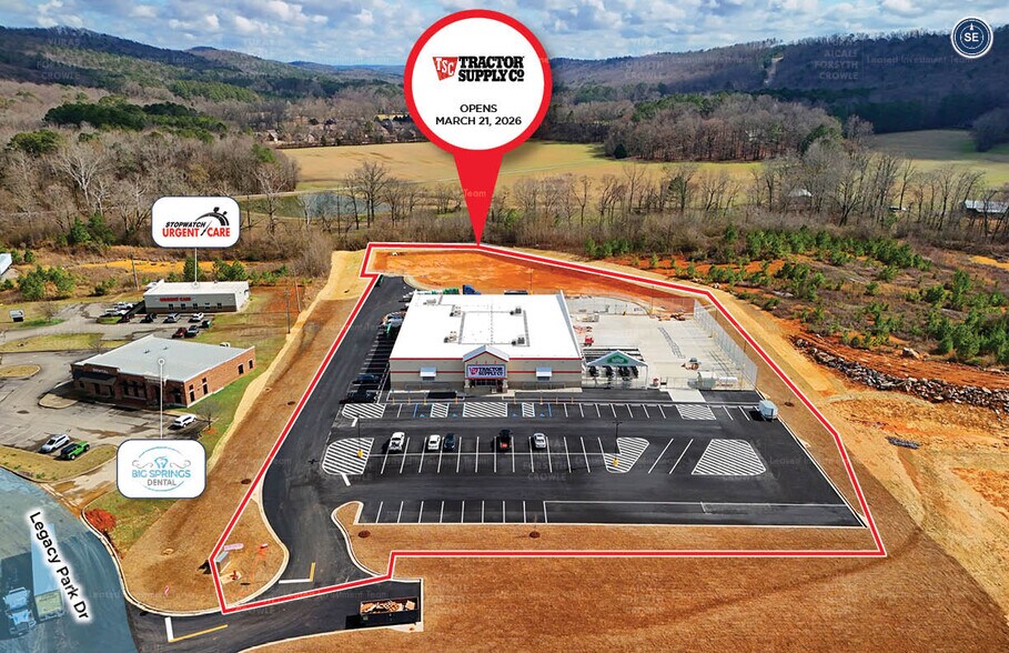 215 Legacy Park Dr, Springville, AL à vendre - Aérien – Image 2 sur 7