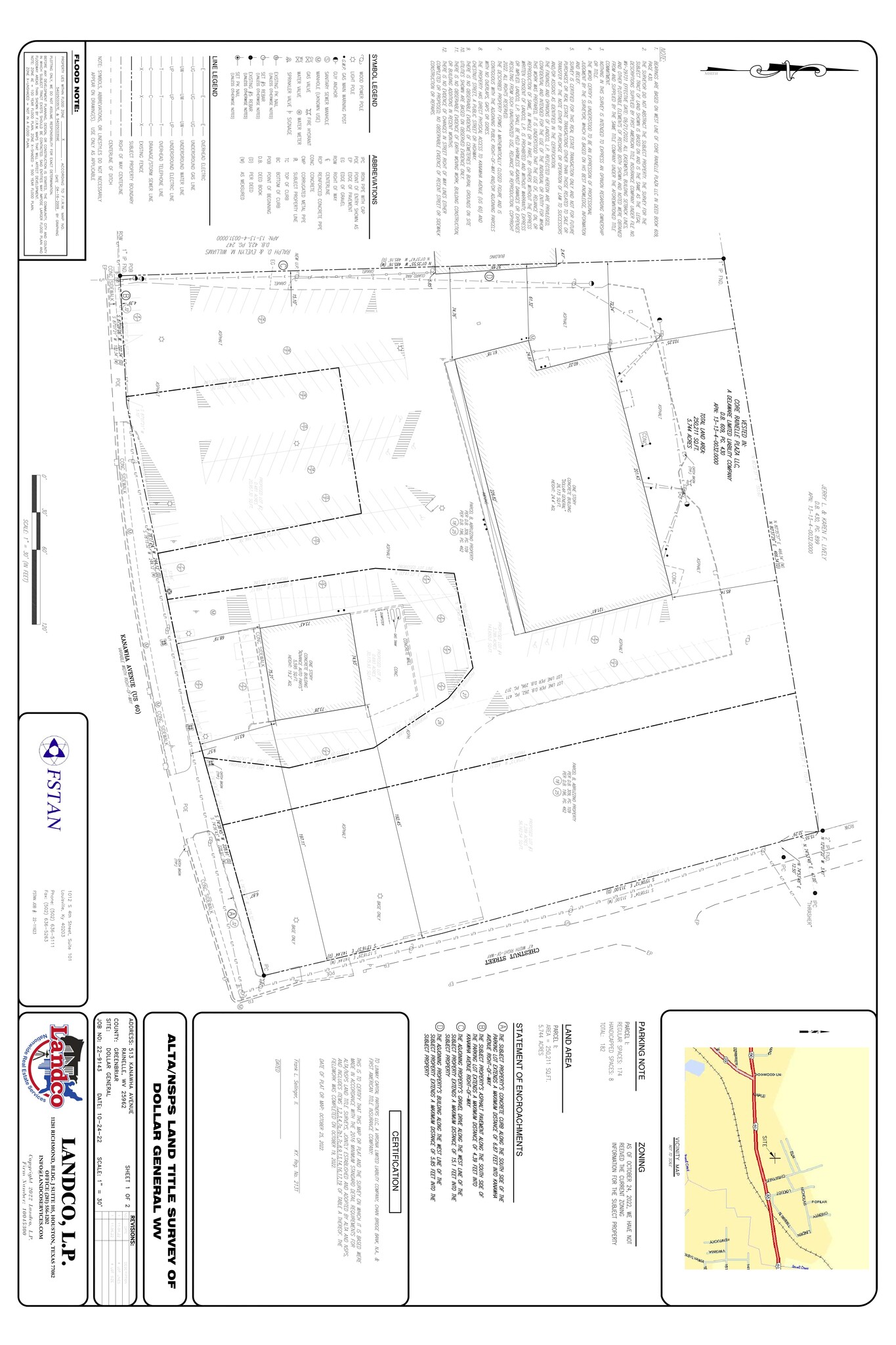 993 Kanawha Ave, Rainelle, WV à louer Plan de site– Image 1 sur 2