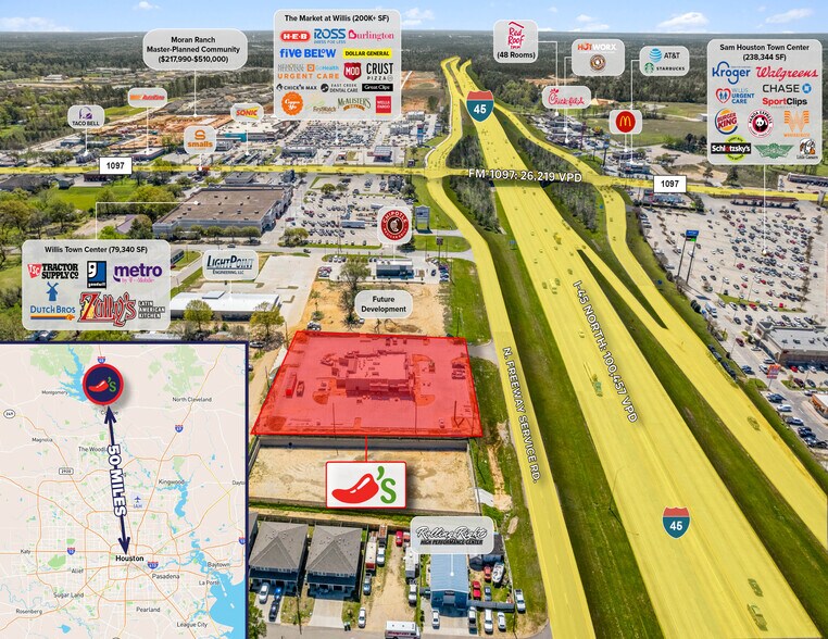 12700 Interstate 45 N, Willis, TX à vendre - Photo de l’immeuble – Image 2 sur 8