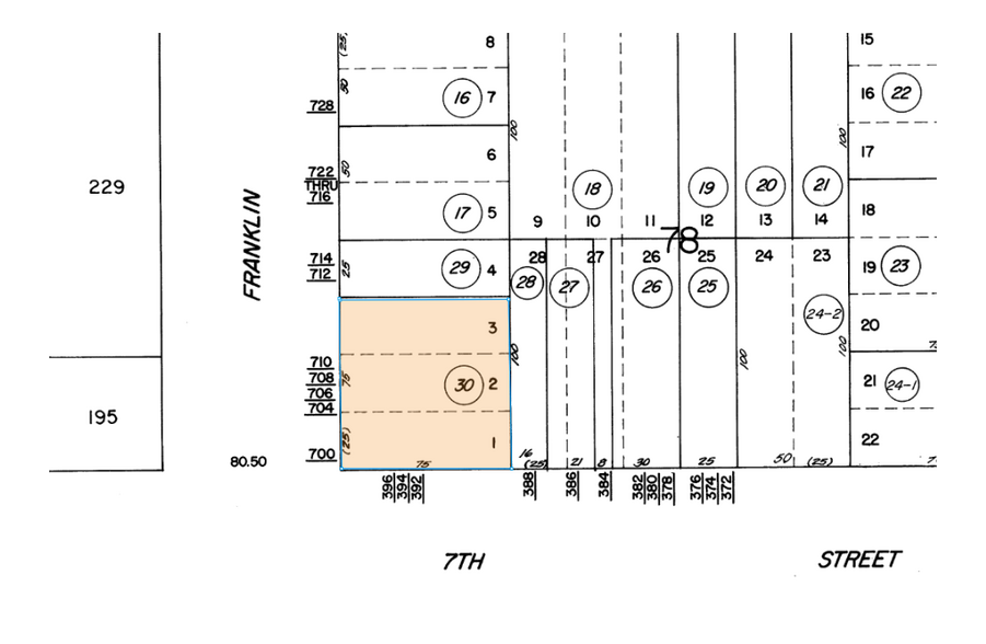 700 Franklin St, Oakland, CA à louer - Plan cadastral – Image 3 sur 3