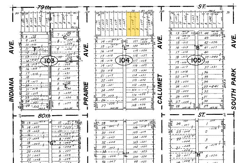 319-325 E 79th St, Chicago, IL à vendre - Plan cadastral – Image 2 sur 10