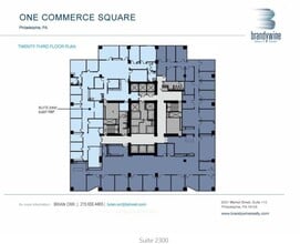 2001 Market St, Philadelphia, PA à louer Plan d’étage– Image 1 sur 1