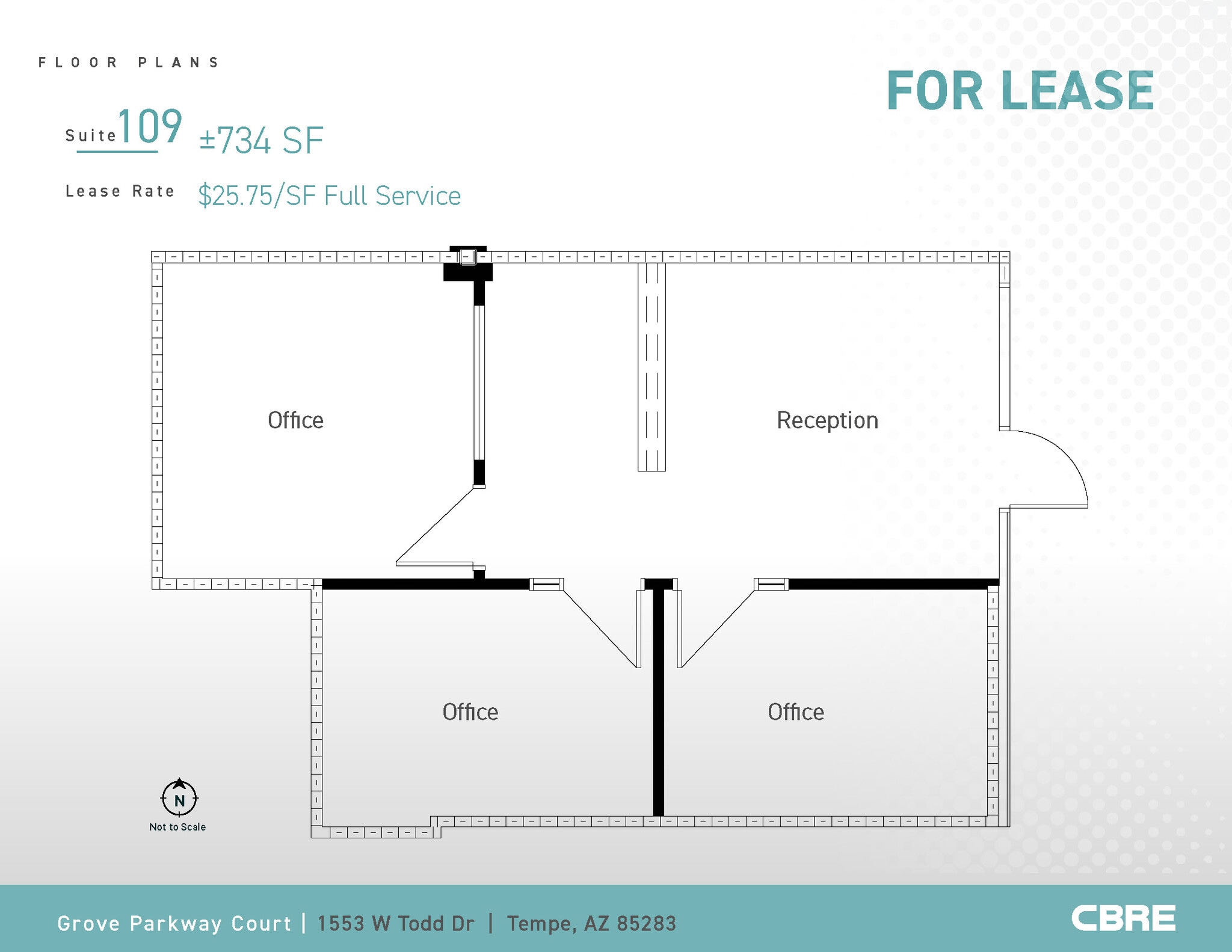 1553 W Todd Dr, Tempe, AZ à louer Plan d’étage– Image 1 sur 1