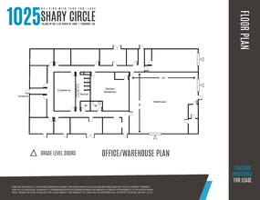 1025 Shary Cir, Concord, CA à louer Plan d’étage– Image 2 sur 2