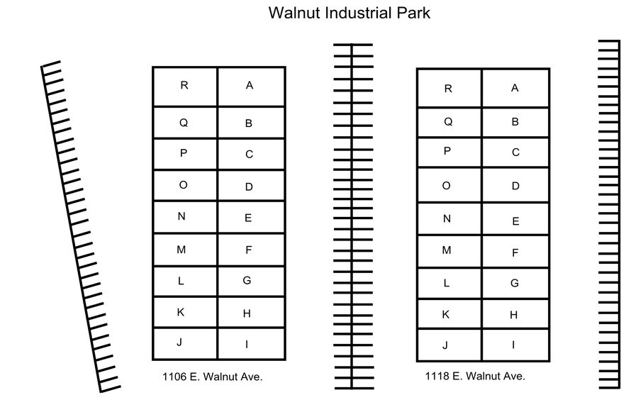 1106 E Walnut St, Santa Ana, CA à louer - Plan de site – Image 3 sur 6