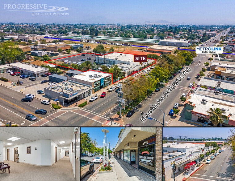 211-230 S Riverside Ave, Rialto, CA à louer - Photo principale – Image 1 sur 15