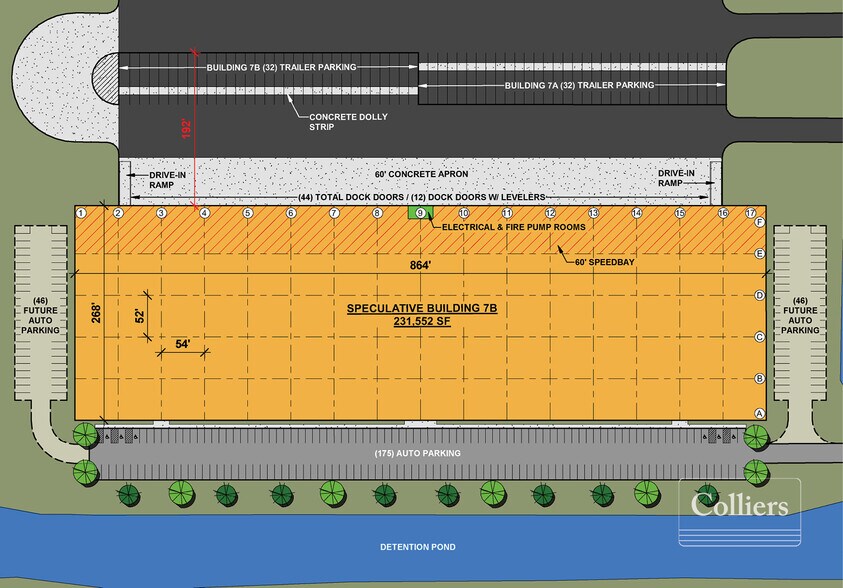 7 - Sandy Run Industrial Park, Gaston, SC à louer - Plan de site – Image 2 sur 3