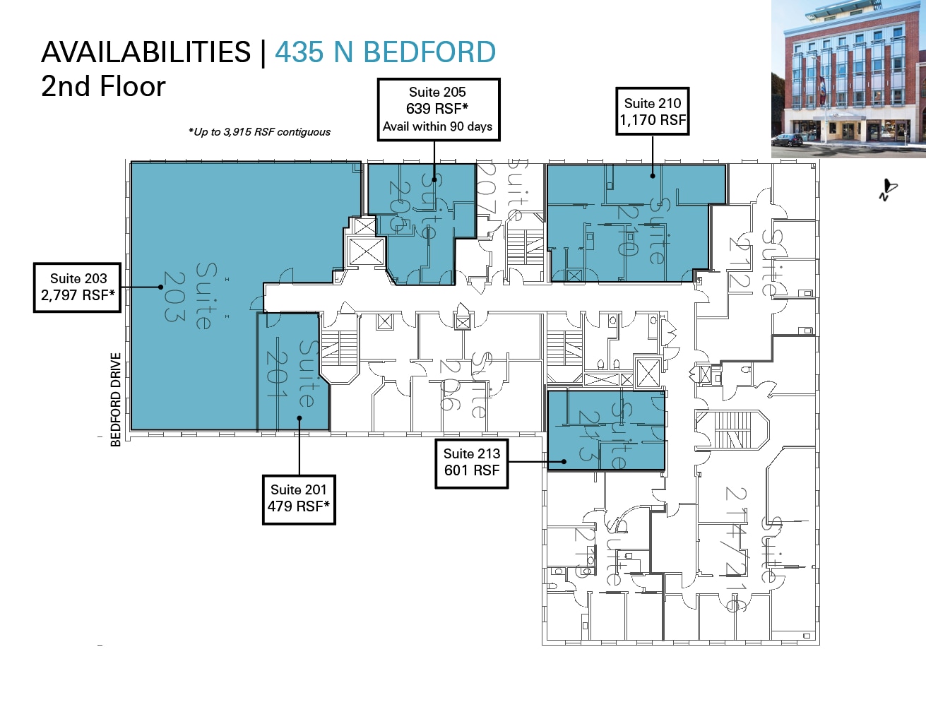 435-437 N Bedford Dr, Beverly Hills, CA à louer Plan d’étage– Image 1 sur 1