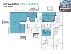 435-437 N Bedford Dr, Beverly Hills, CA à louer Plan d’étage– Image 1 sur 1