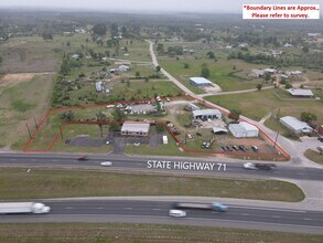 952 E Highway 71, Bastrop, TX - Vue aérienne vue de carte - Image1