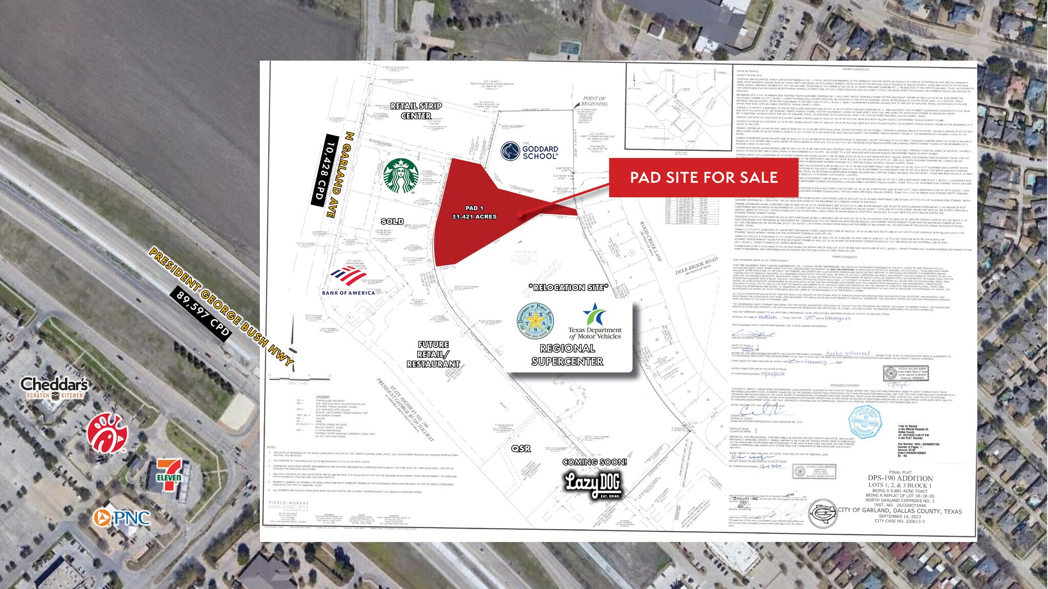 SH 190 and N. Garland Ave., Garland, TX à vendre Photo principale– Image 1 sur 10