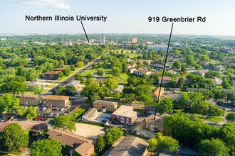 919 Greenbrier Rd, Dekalb, IL - VUE AÉRIENNE vue de carte