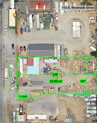 Plus de détails pour 112 S Riverside Dr, Modesto, CA - Terrain à louer