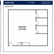 28720 Roadside Dr, Agoura Hills, CA à louer Plan d’étage– Image 1 sur 1