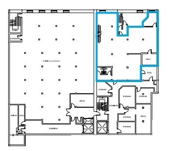 319-325 10th Ave SW, Calgary, AB à louer Plan d’étage– Image 1 sur 1