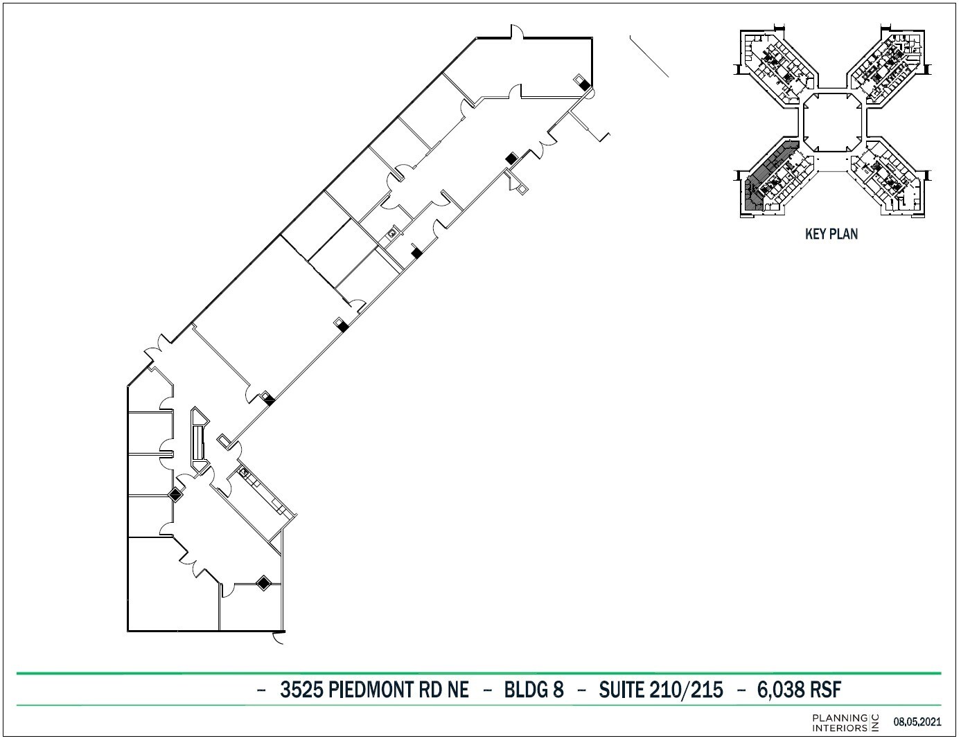 3495 Piedmont Rd NE, Atlanta, GA à louer Plan d’étage– Image 1 sur 2