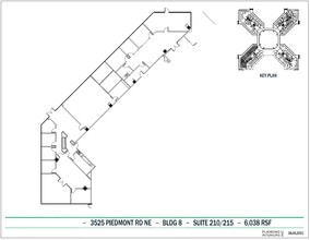 3495 Piedmont Rd NE, Atlanta, GA à louer Plan d’étage– Image 2 sur 2