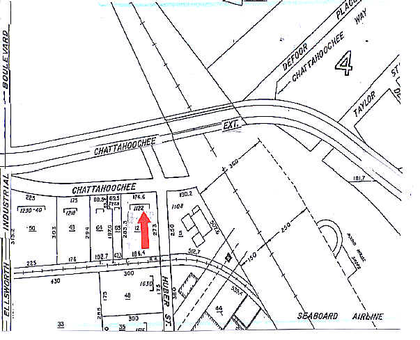 1122 Old Chattahoochee Ave NW, Atlanta, GA à louer - Plan cadastral – Image 2 sur 11