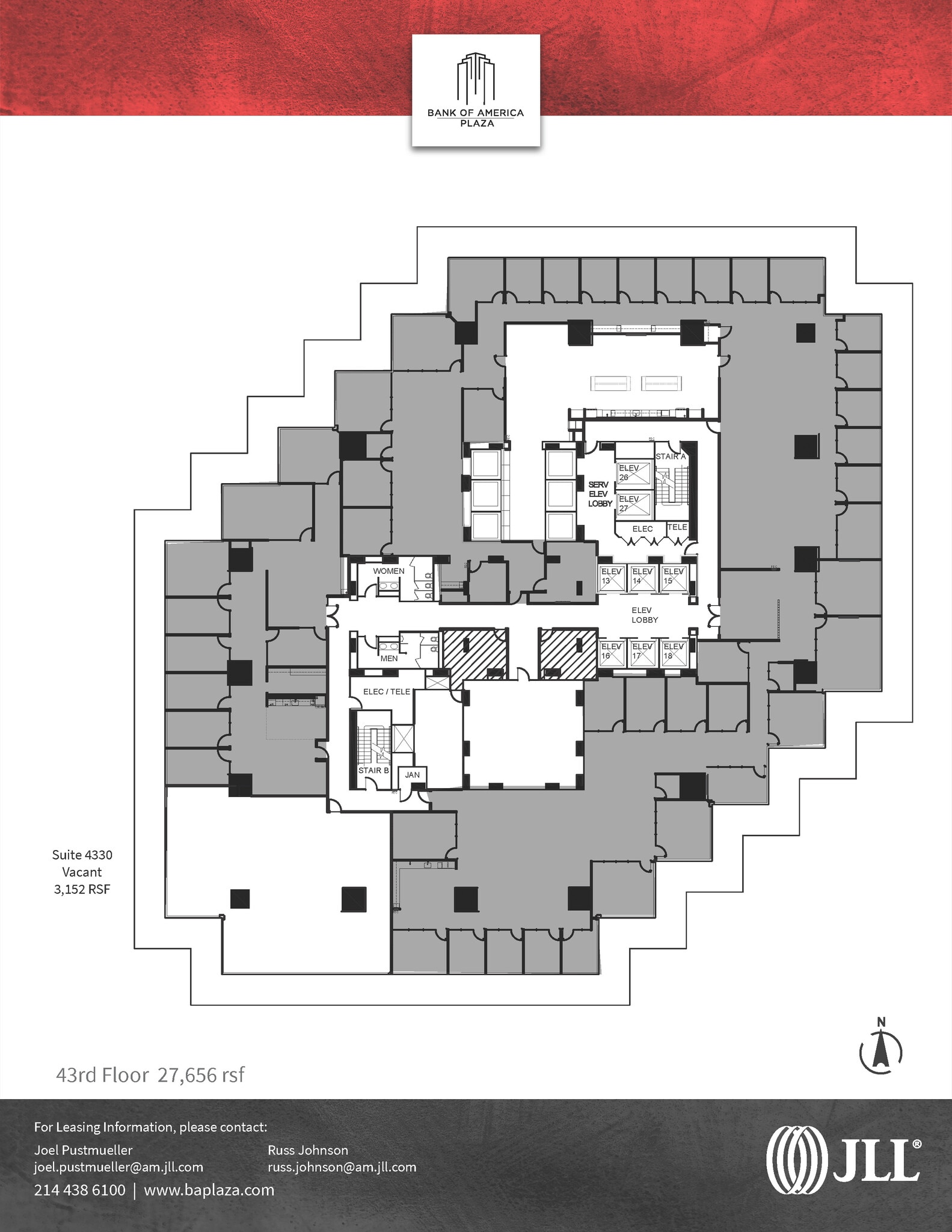901 Main St, Dallas, TX à louer Plan d’étage– Image 1 sur 1