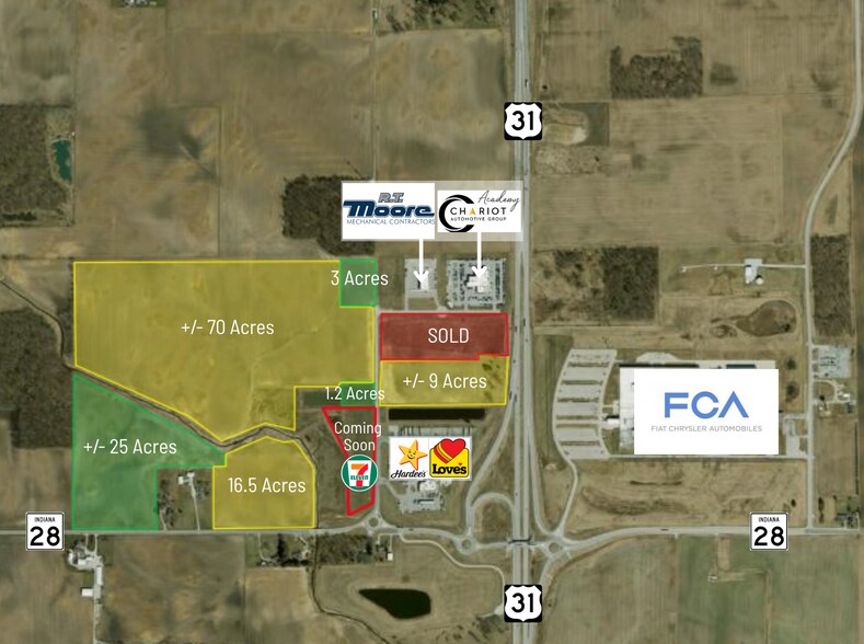 US 31 & SR 28, Tipton, IN à vendre - Photo de l’immeuble – Image 1 sur 3