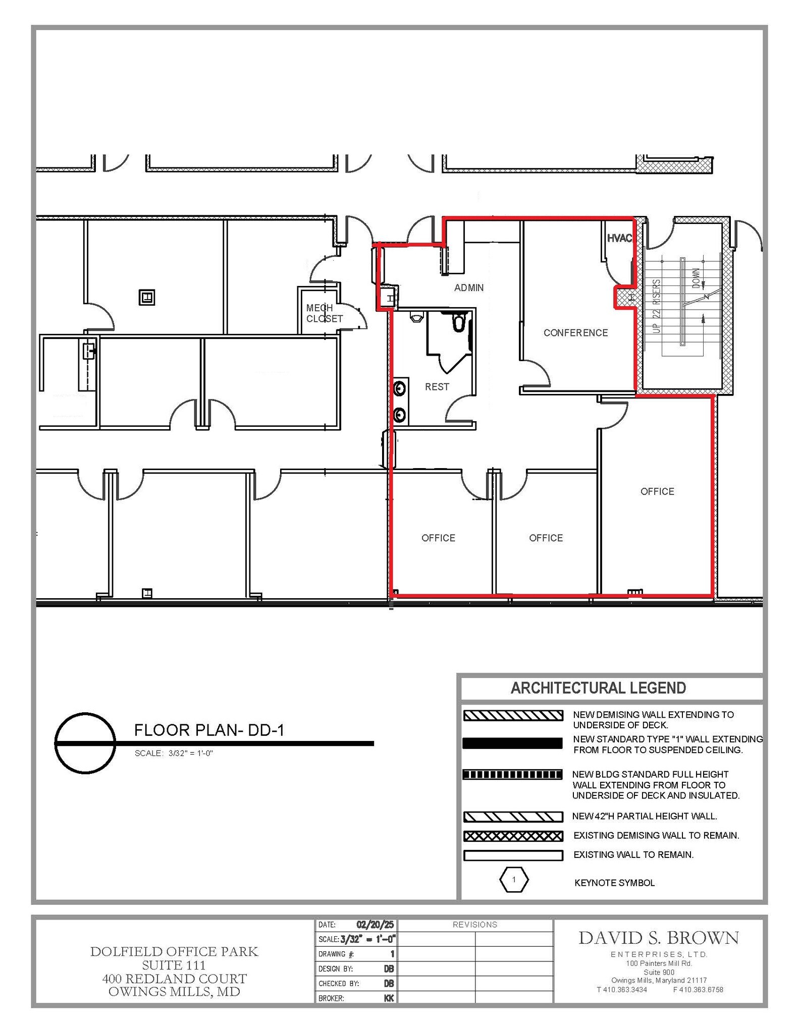 400 Redland Ct, Owings Mills, MD à louer Plan d’étage– Image 1 sur 1
